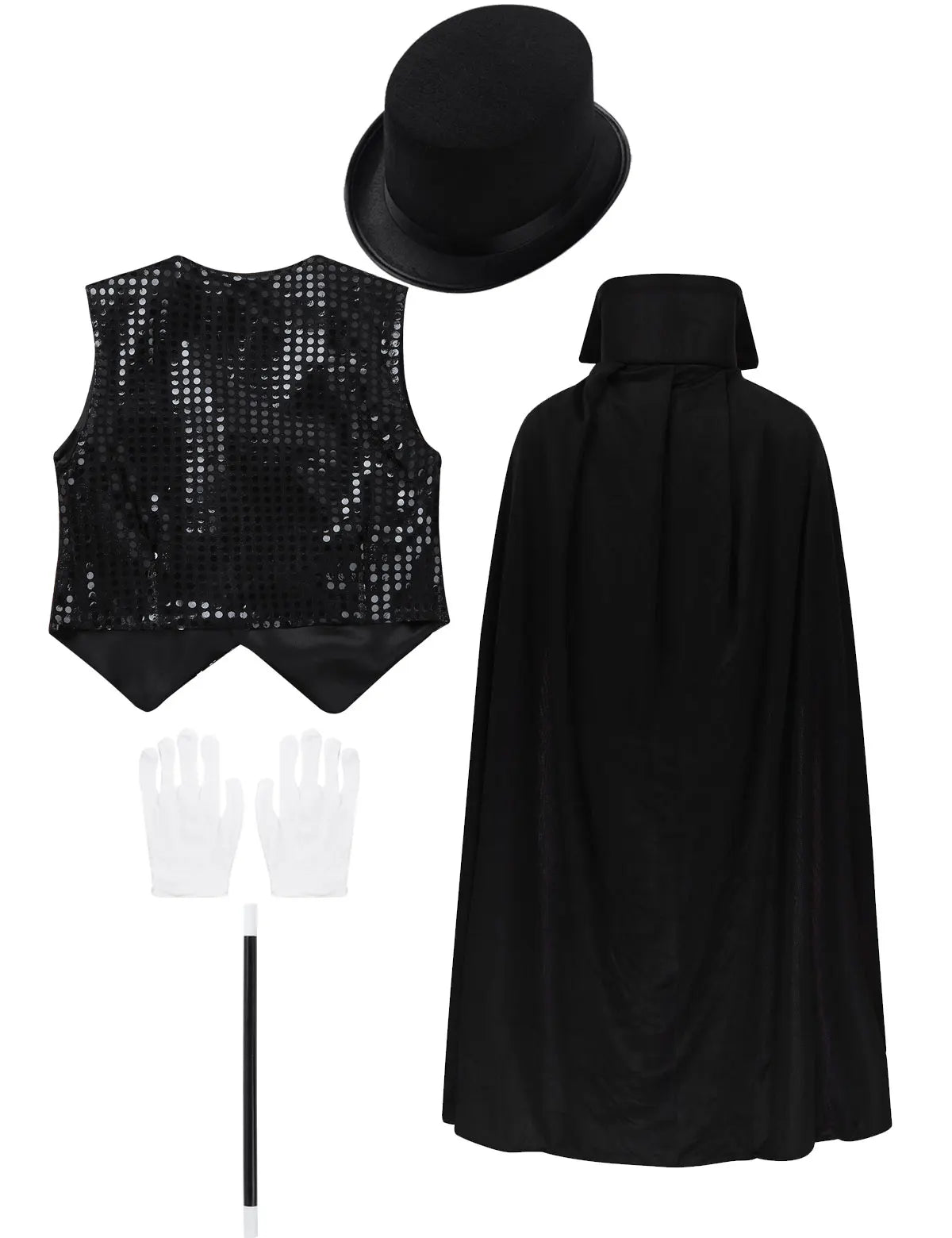 Magician RingMaster Costume Kids