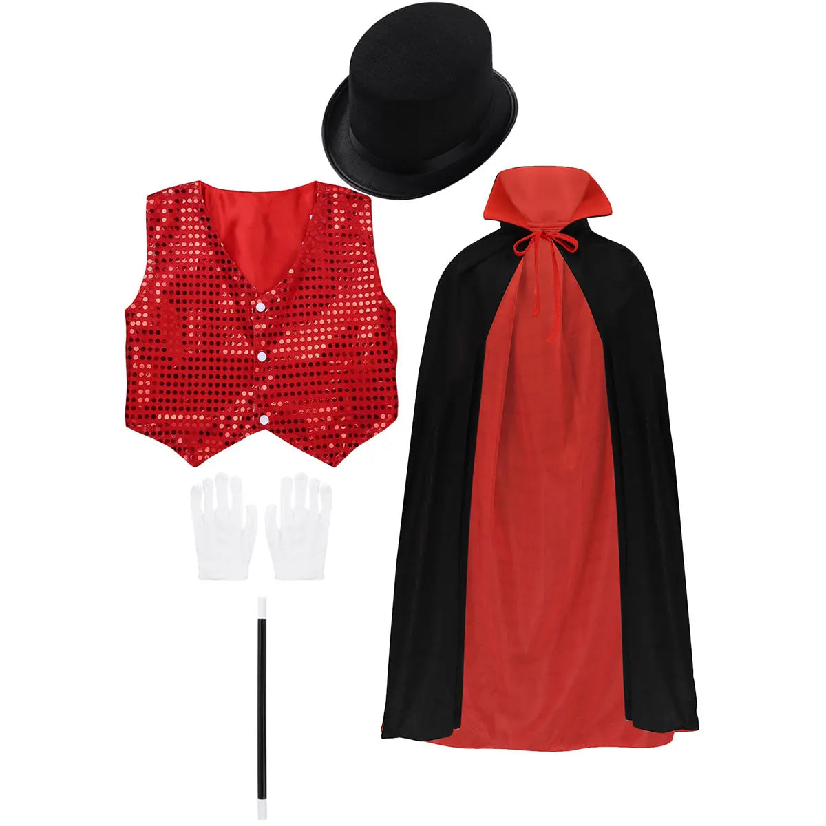 Magician RingMaster Costume Kids