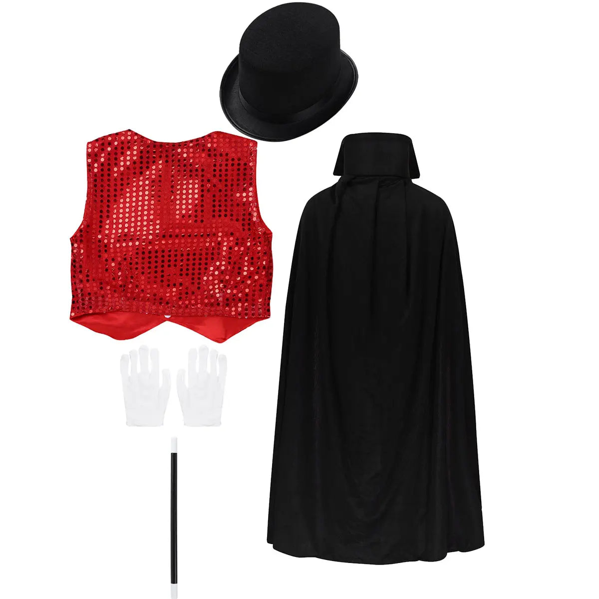 Magician RingMaster Costume Kids