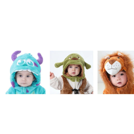 Monster Sully, Shrek, Lion or Raccoon Baby Costume