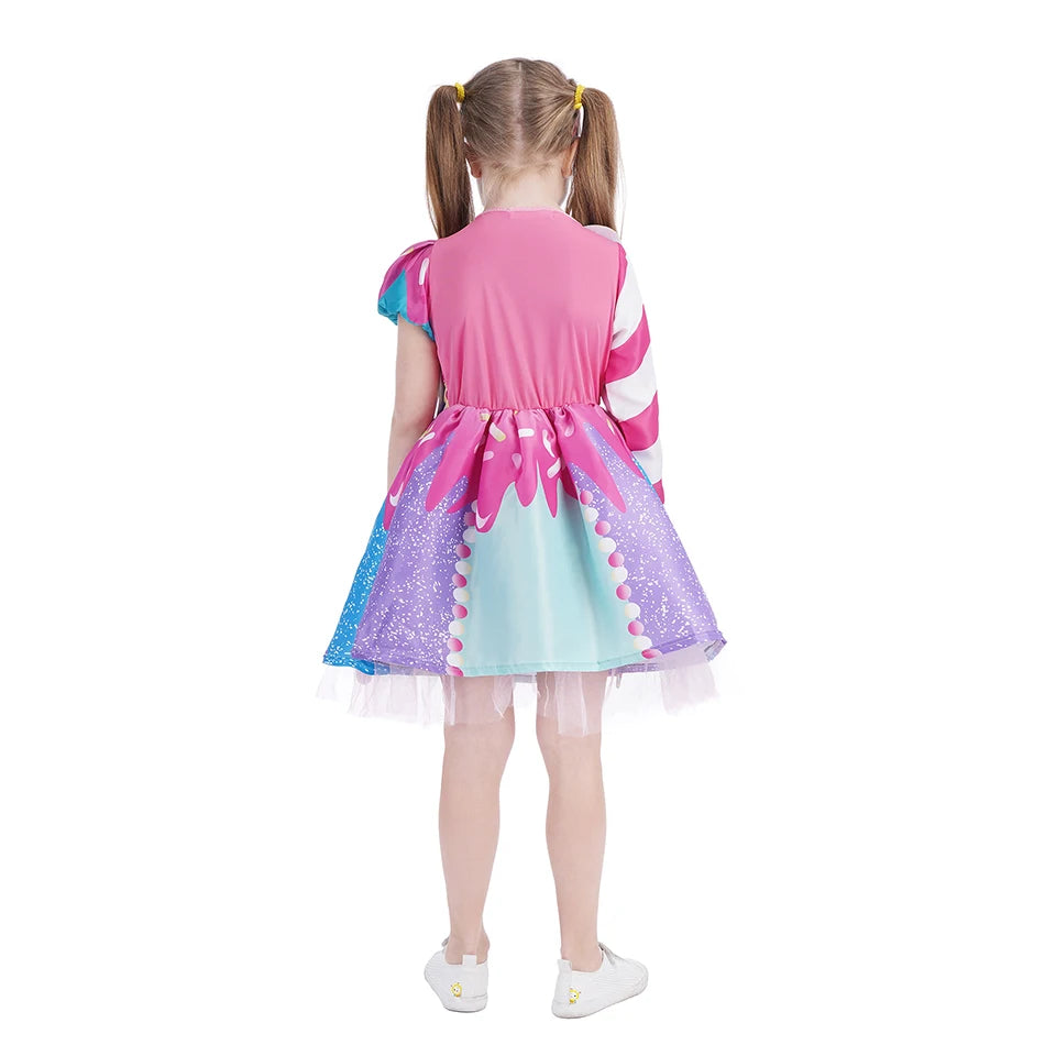 Princess Candy Dress CandyLand lollipop Costume Kids Tutu