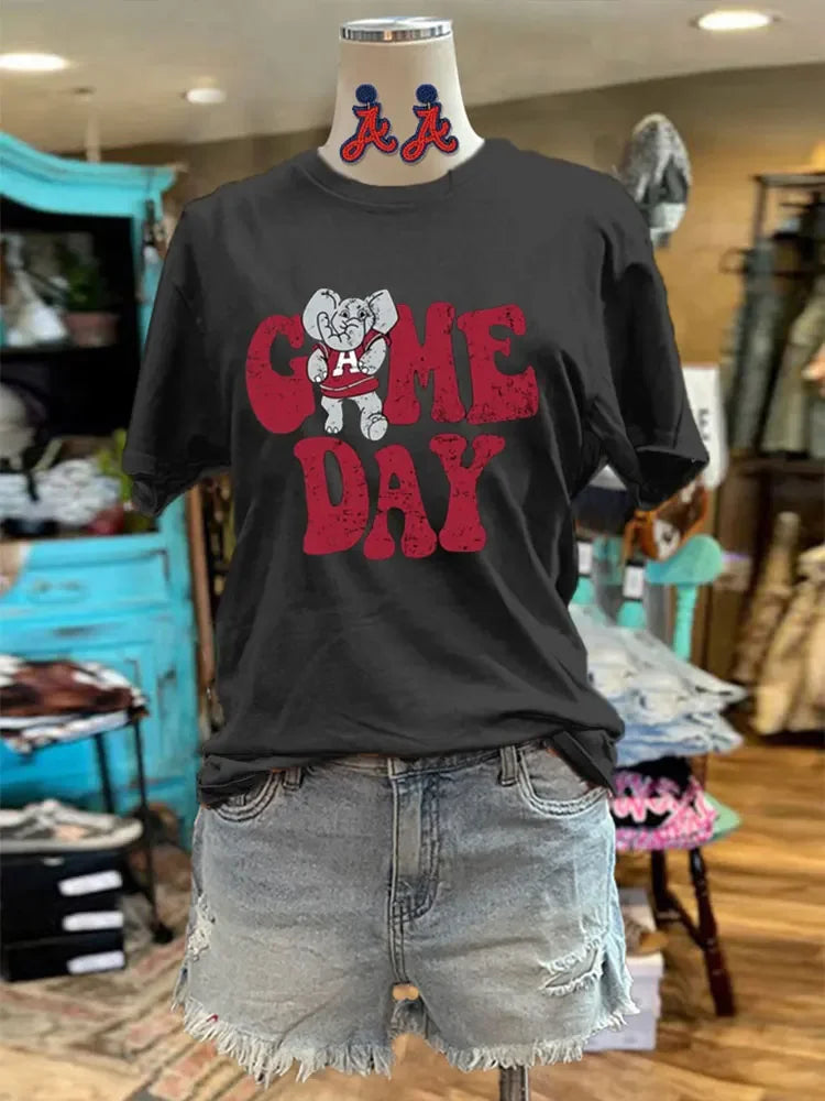 Game Day Tee Cute Alabama Roll Tide