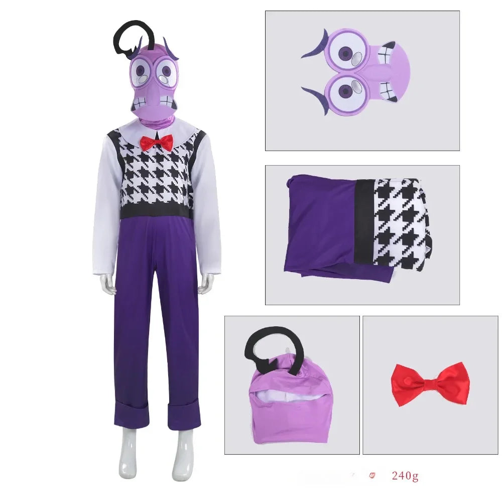 Inside Out Happy Emotions, Joy, Disgust, Anger, Fear, Costume kids