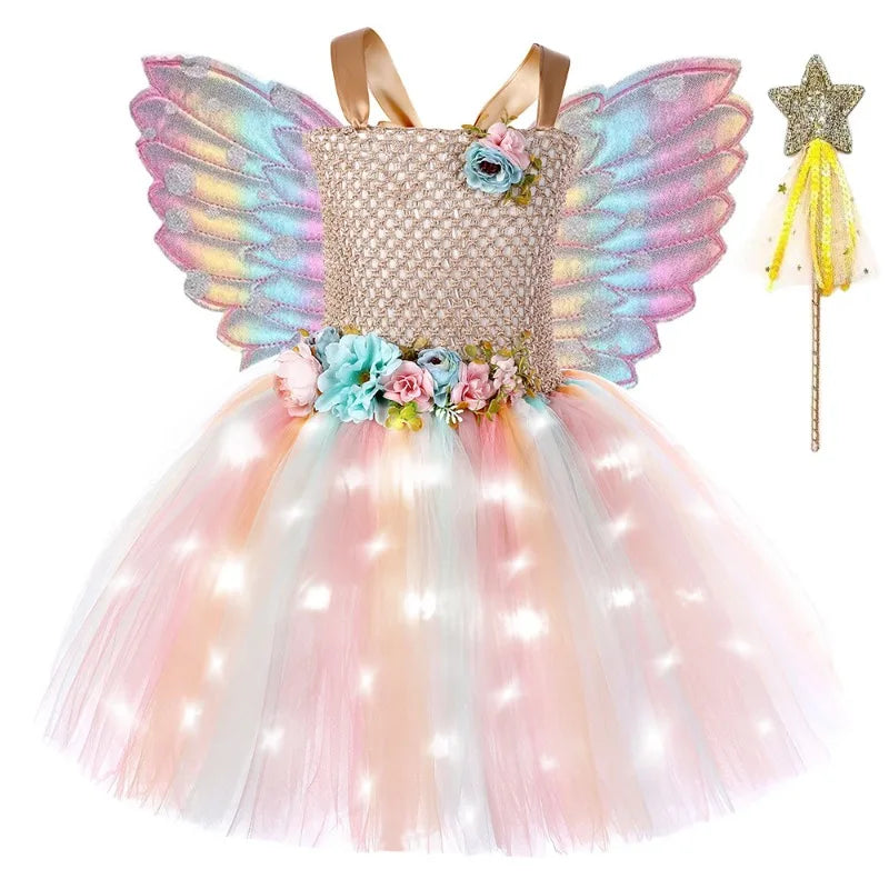 LED Fairy Tutu Costume Kids