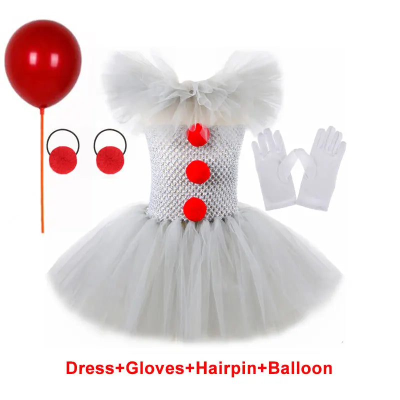 Pennywise Tutu Dress Costume Kids