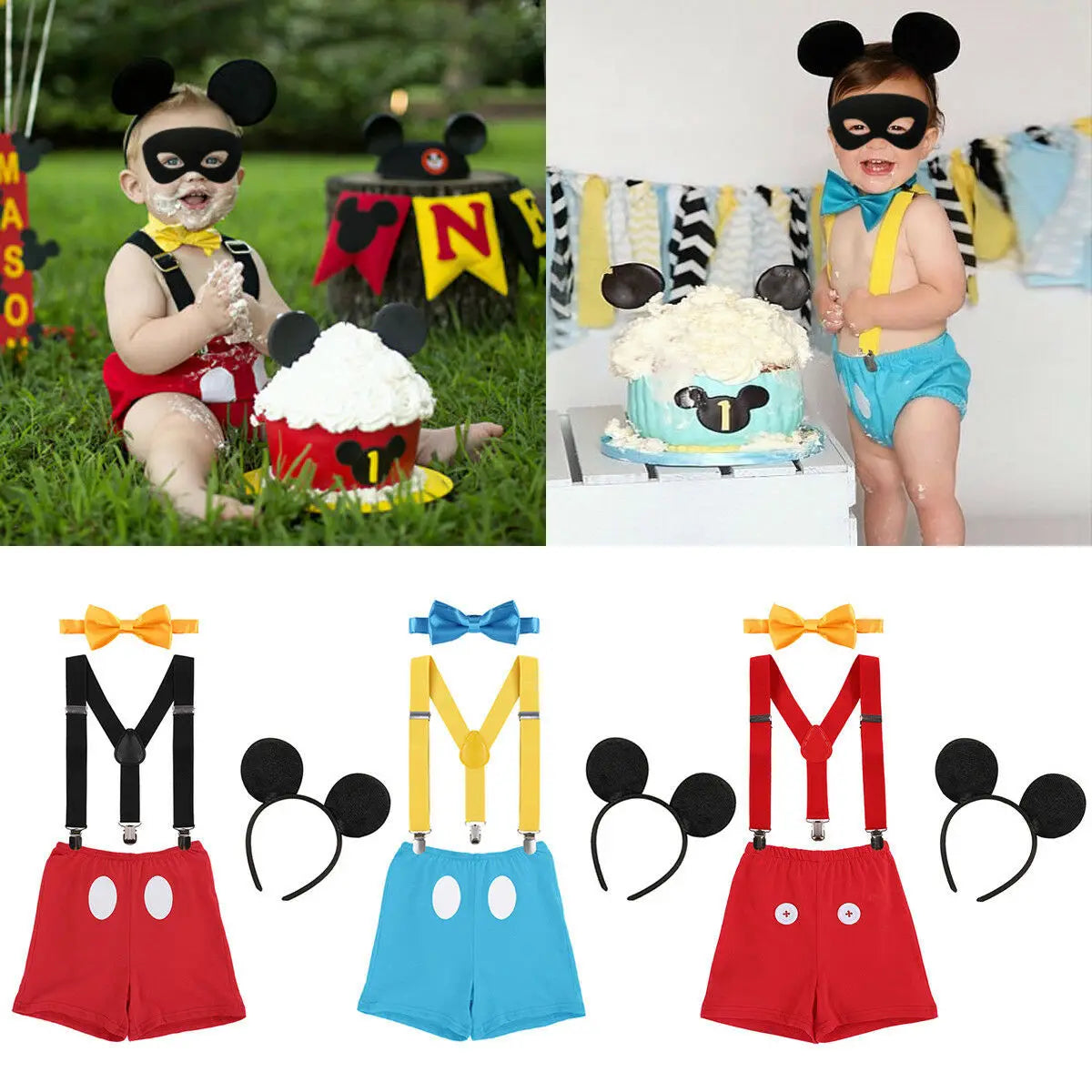 Mickey Costume Infant 1st birthday option