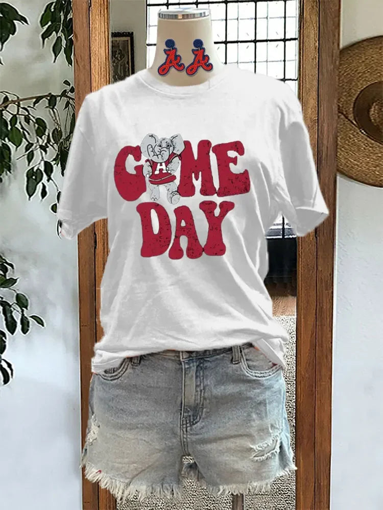 Game Day Tee Cute Alabama Roll Tide