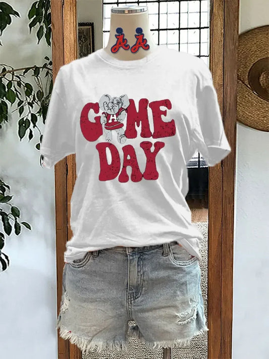 Game Day Tee Cute Alabama Roll Tide