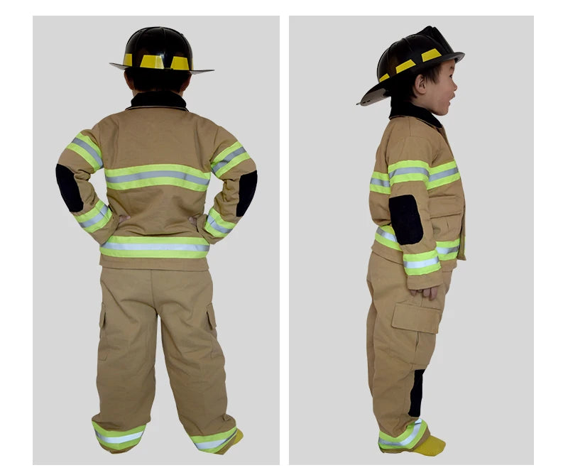 Fireman Firefighter Costume No Hat Kids