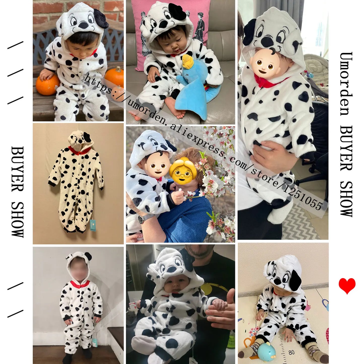 Dalmatians Costume Baby Kid