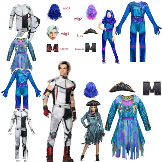 Descendants Carlos Quenny Uma Costume Kid