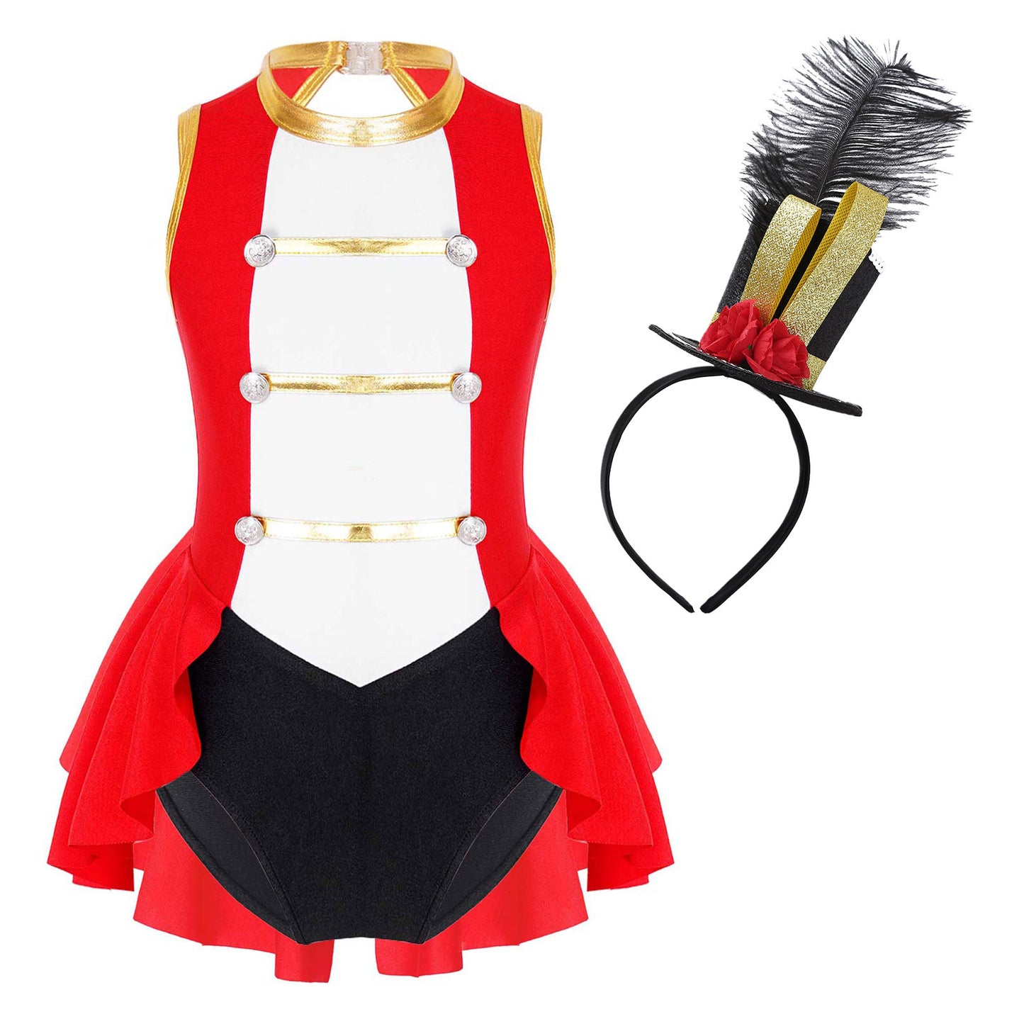 Circus Ringmaster Costumes Magician Kids