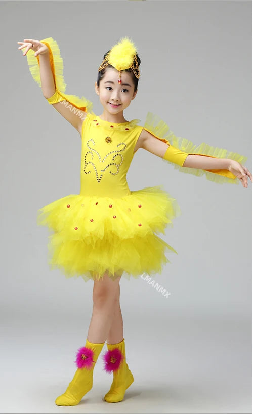 Duck Bird Chick Costumes Set Kids