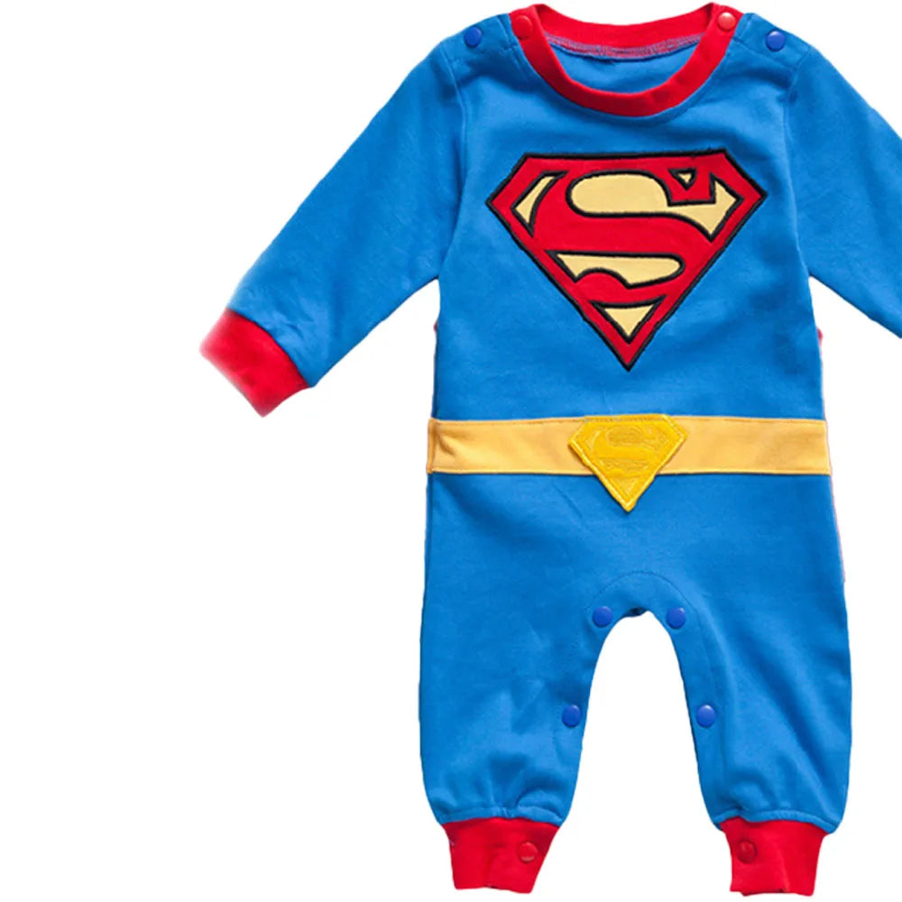 Marvel DC Superman Spiderman Superhero Costume Baby Toddler