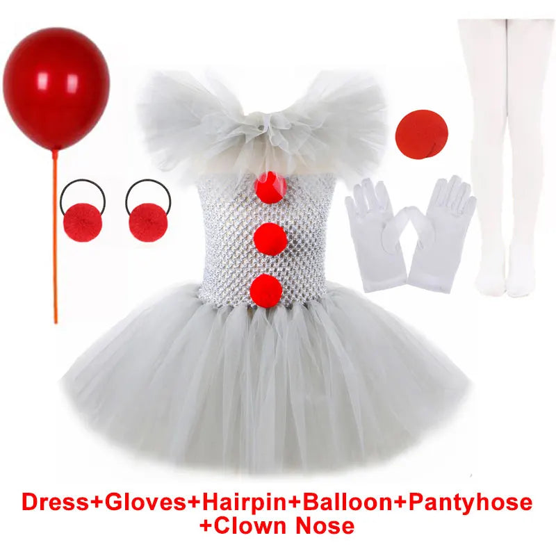 Pennywise Tutu Dress Costume Kids