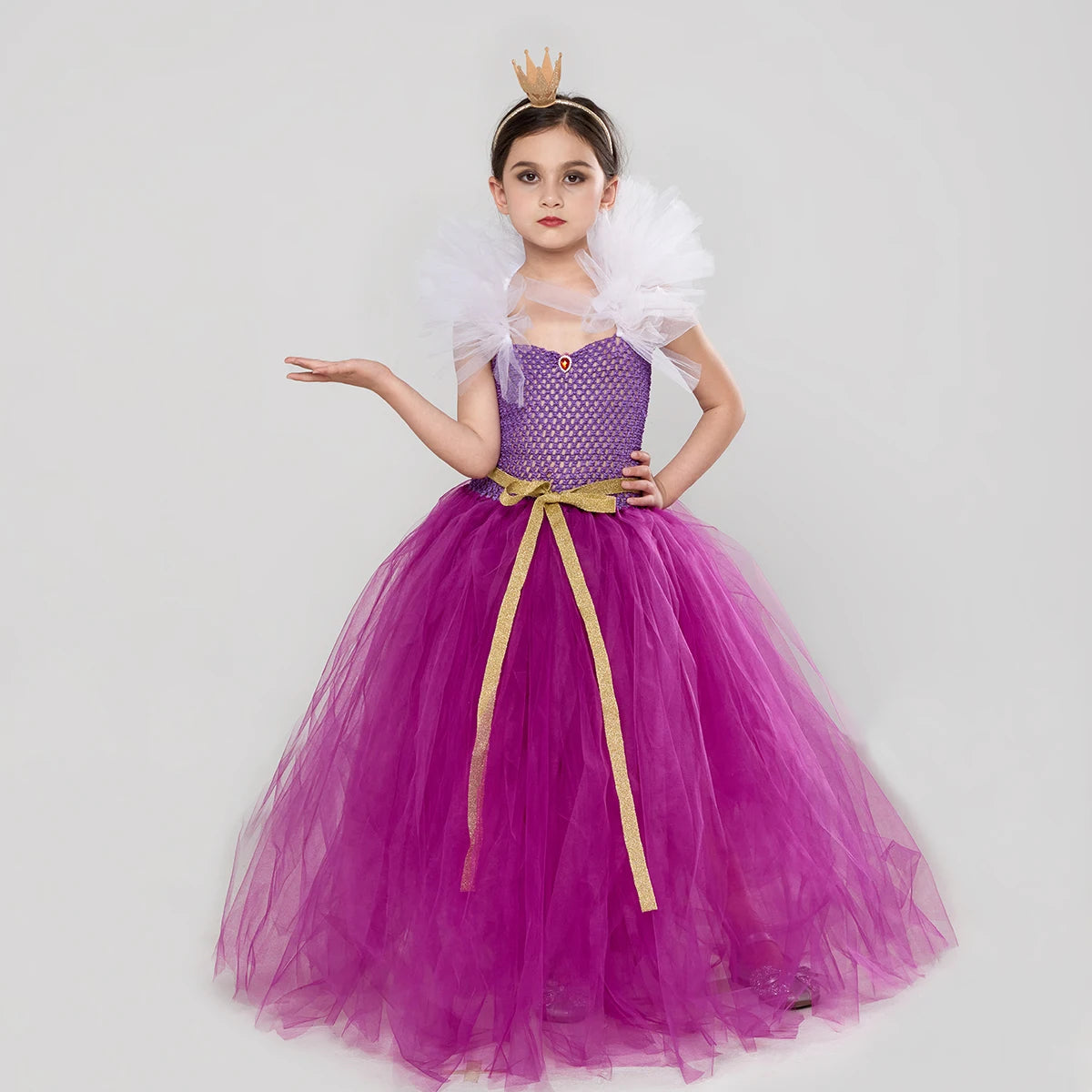 Snow White Villain Evil Queen Costume Kids Deluxe