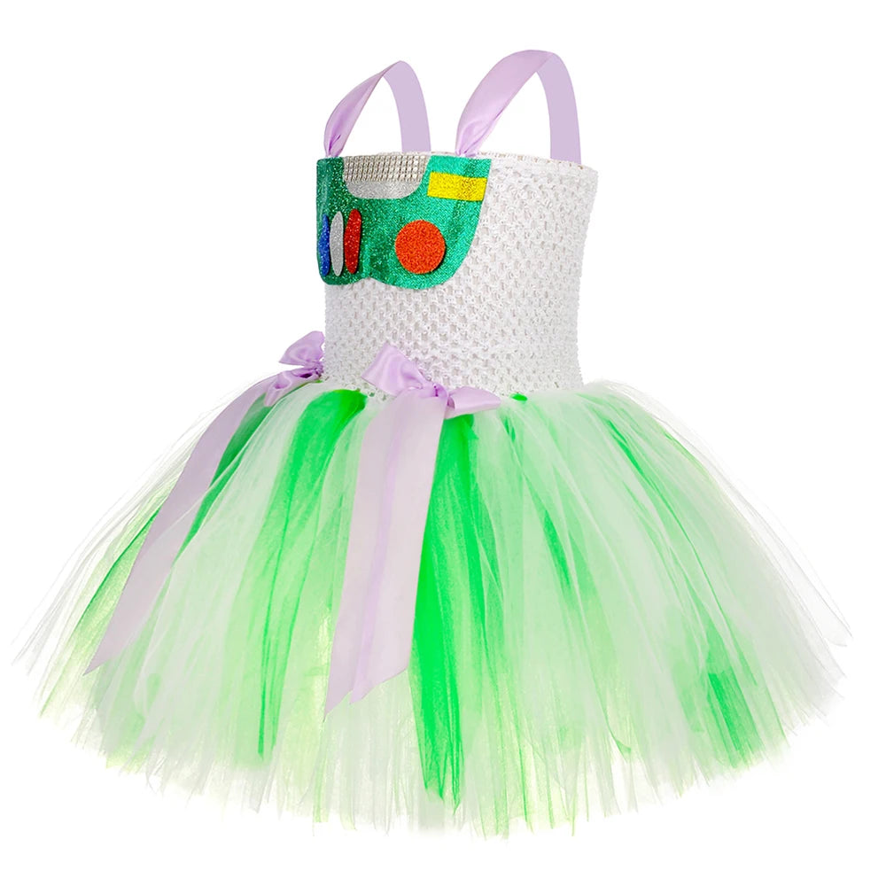 Toy Story Buzz Lightyear Tutu Dress Costume Kids