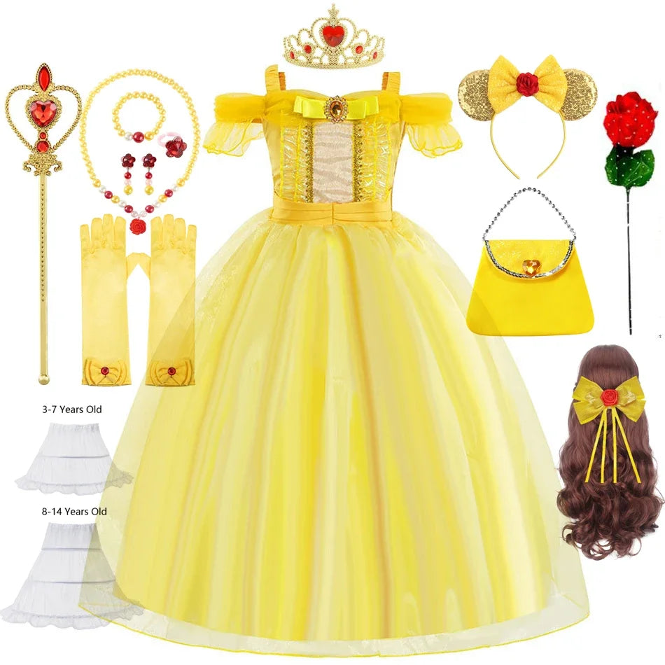 Princess Costume Beauty and the Beast Belle Toddler Little Girl