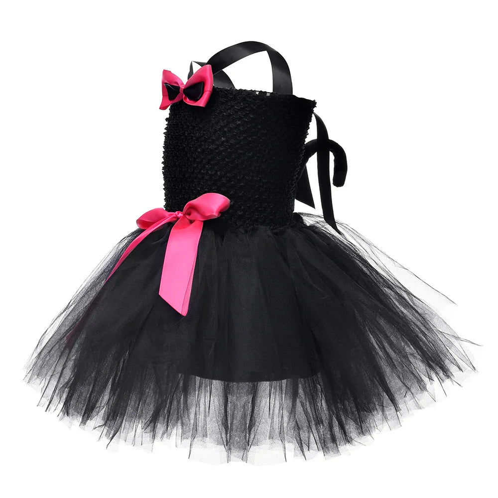 Black Cat Costume Tutu Kids