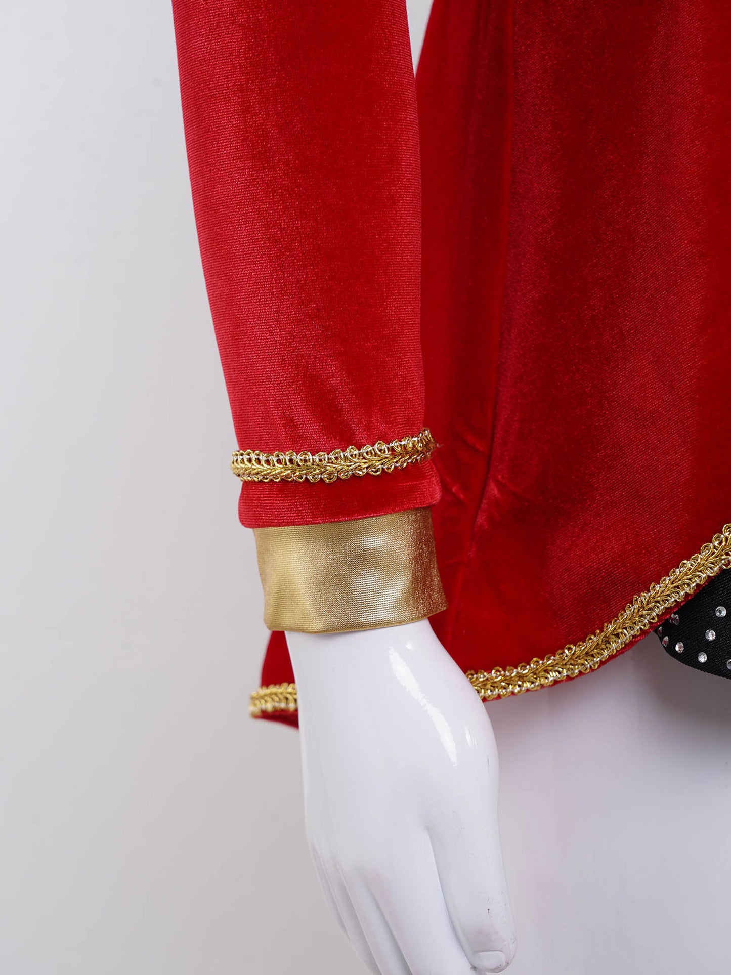 Ringmaster Circus Magician Costumes Sequen Kids