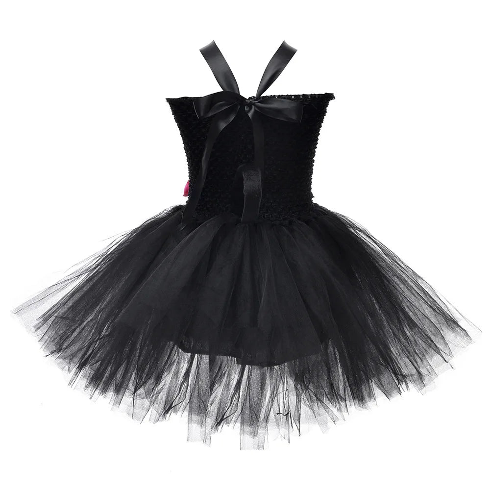 Black Cat Costume Tutu Kids