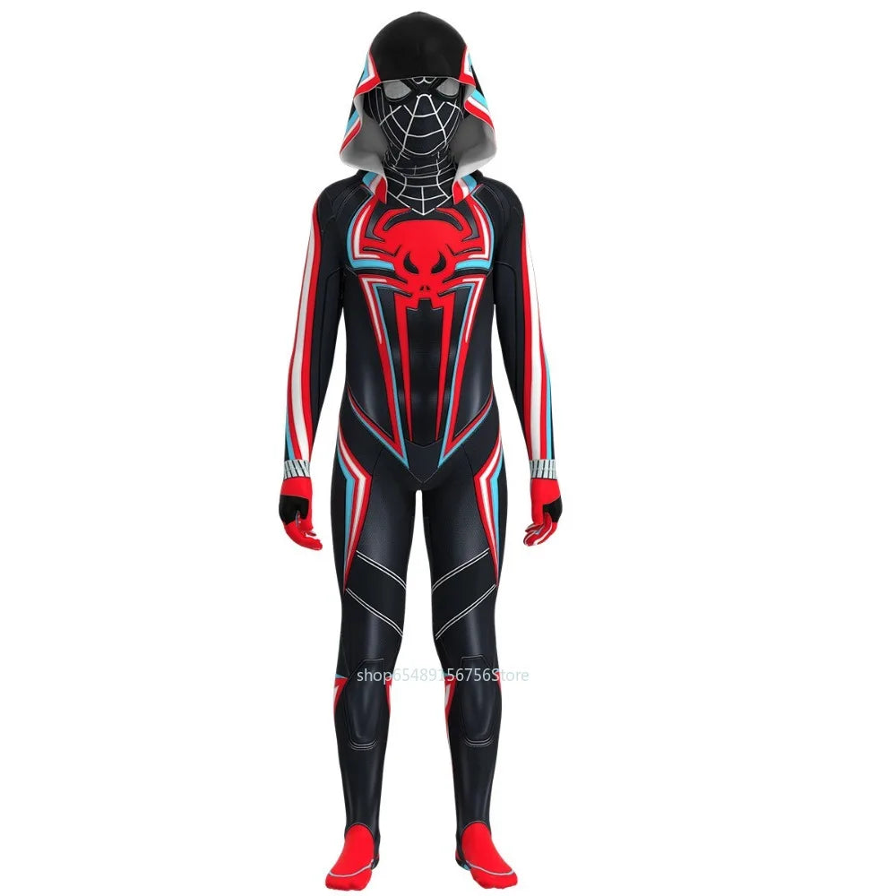 Marvel Spiderman Miles Morales Costume Kids