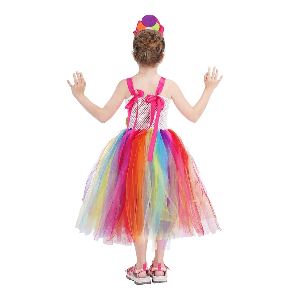 Princess Candy Dress CandyLand lollipop Costume Kids Tutu