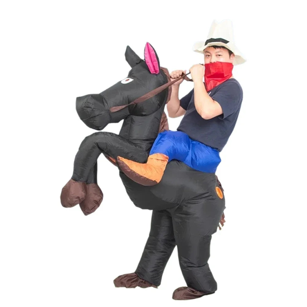 Cowboy Inflatable Horse Costume Kids