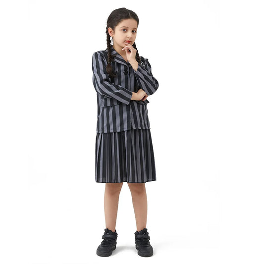 Wednesday Addams  Halloween Costume Kids