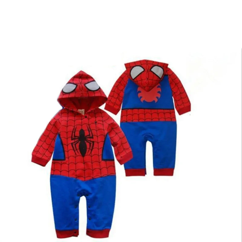 Marvel DC Superman Spiderman Superhero Costume Baby Toddler