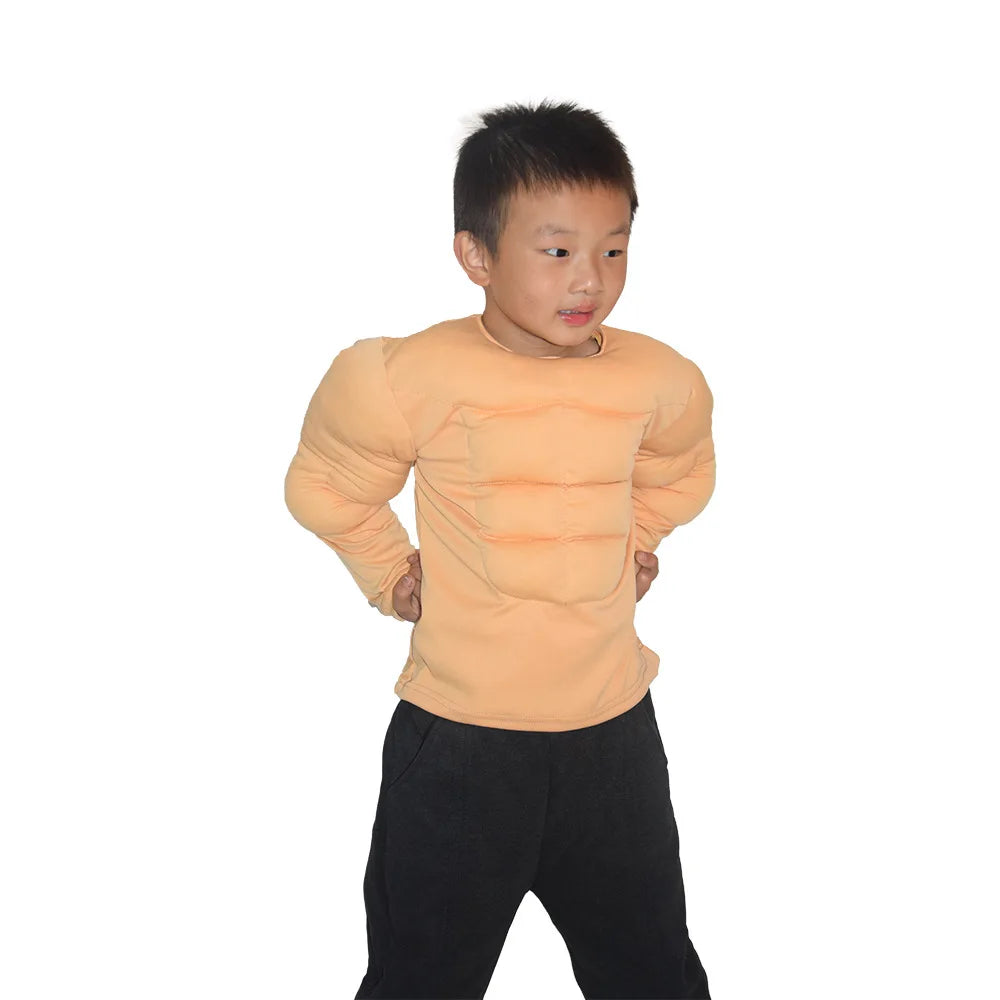 Superhero Muscle Costume Kid