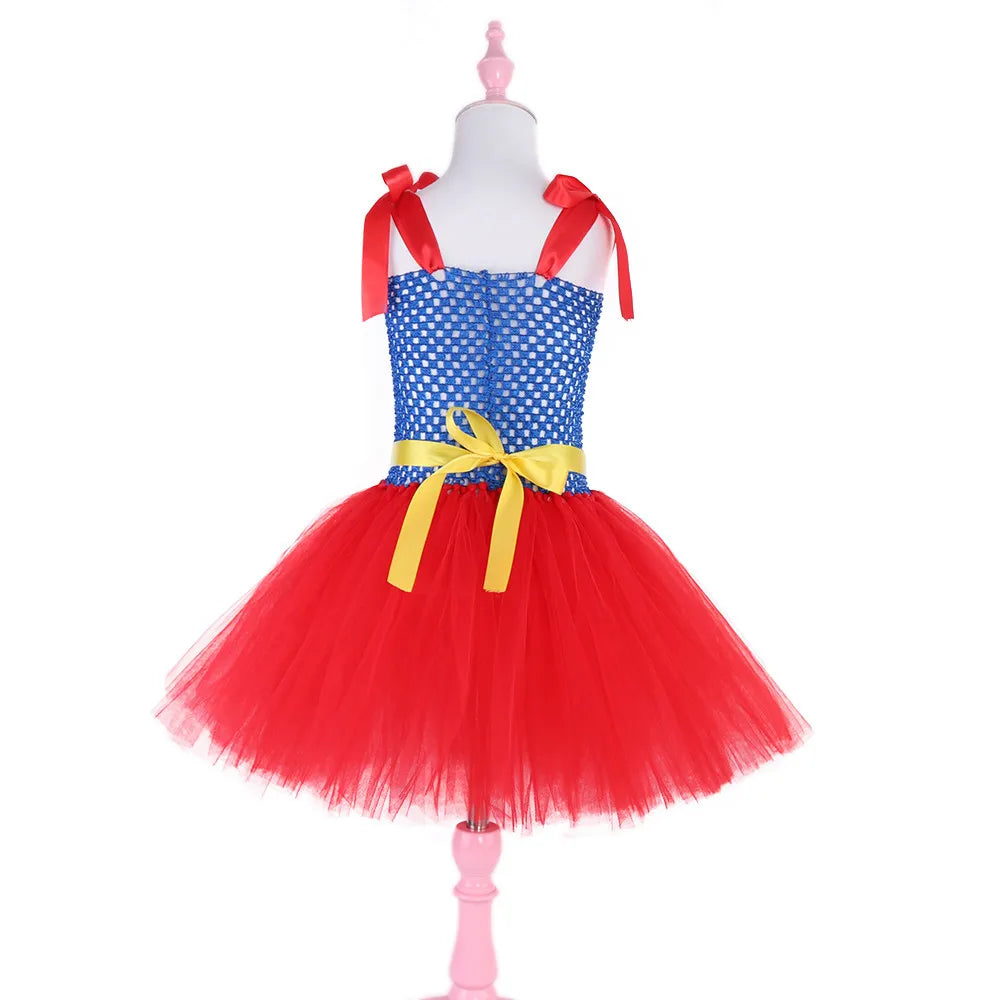 DC Superhero Supergirl Tutu costume dress kids super cute