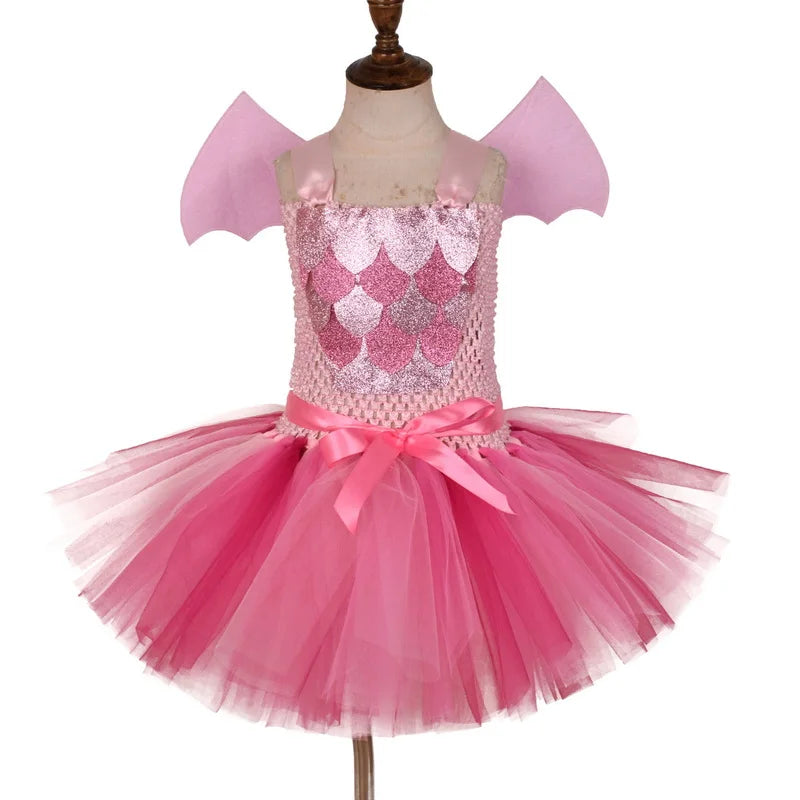 Dinosaur Tutu Pink Costume Kids Dino