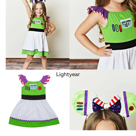 Buzz Lightyear Jessie kids dress, Toy Story costume