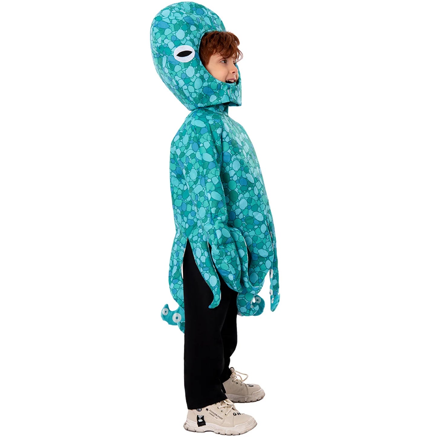 Sea Monster Blue Octopus kid costume