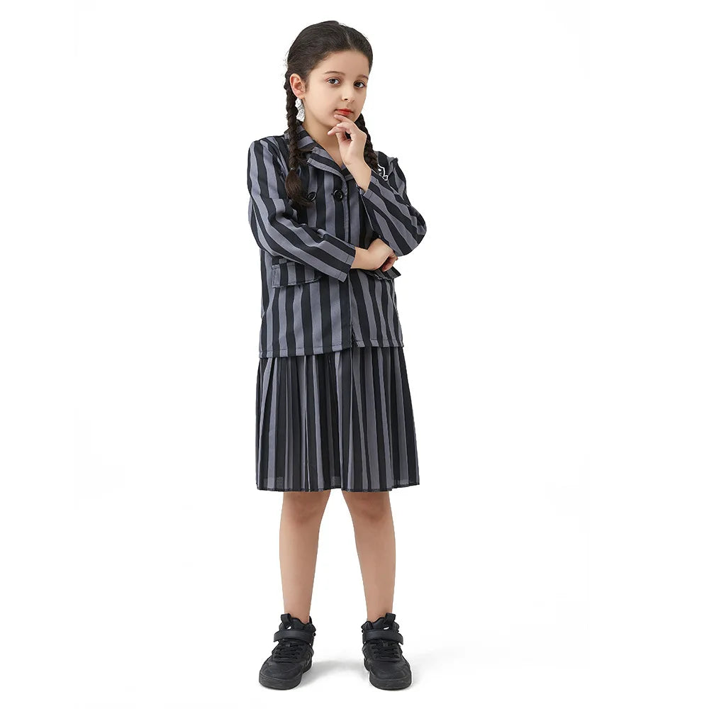 Wednesday Addams Costume Kids