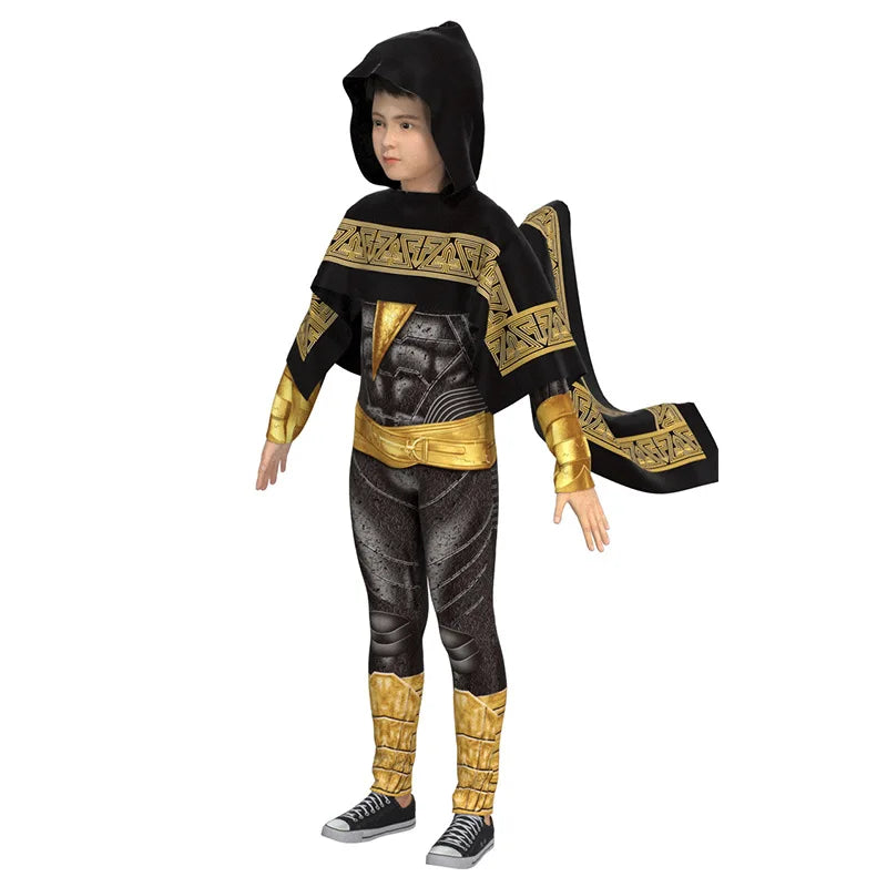 Black Adam Costume For Kids