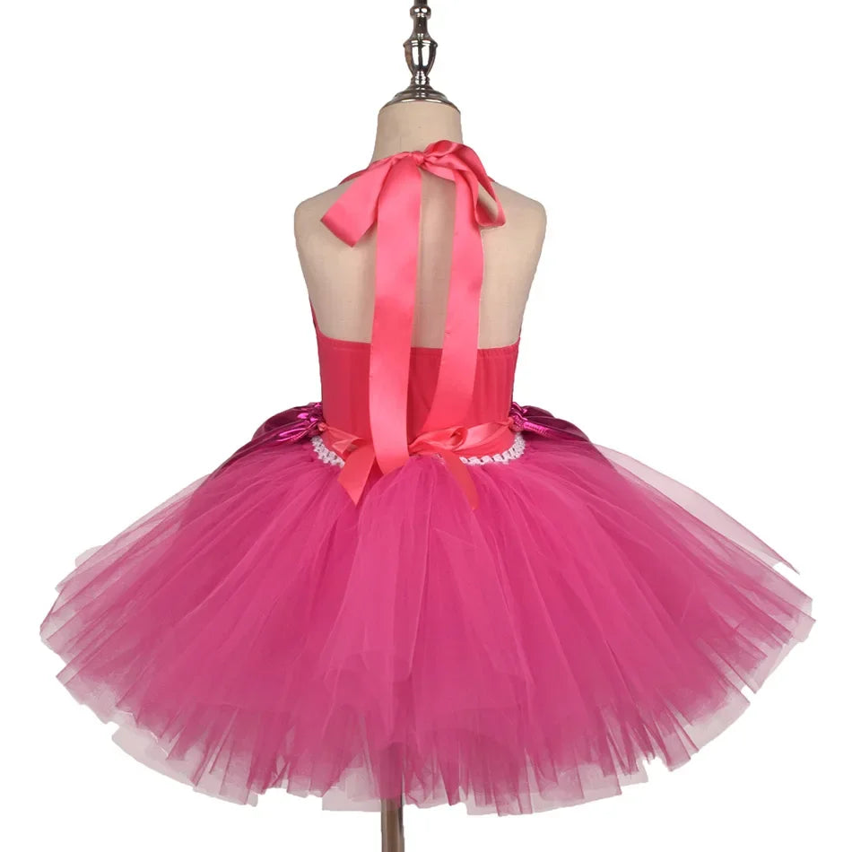 Barbie Hot Pink Tutu Costume Dress Kids