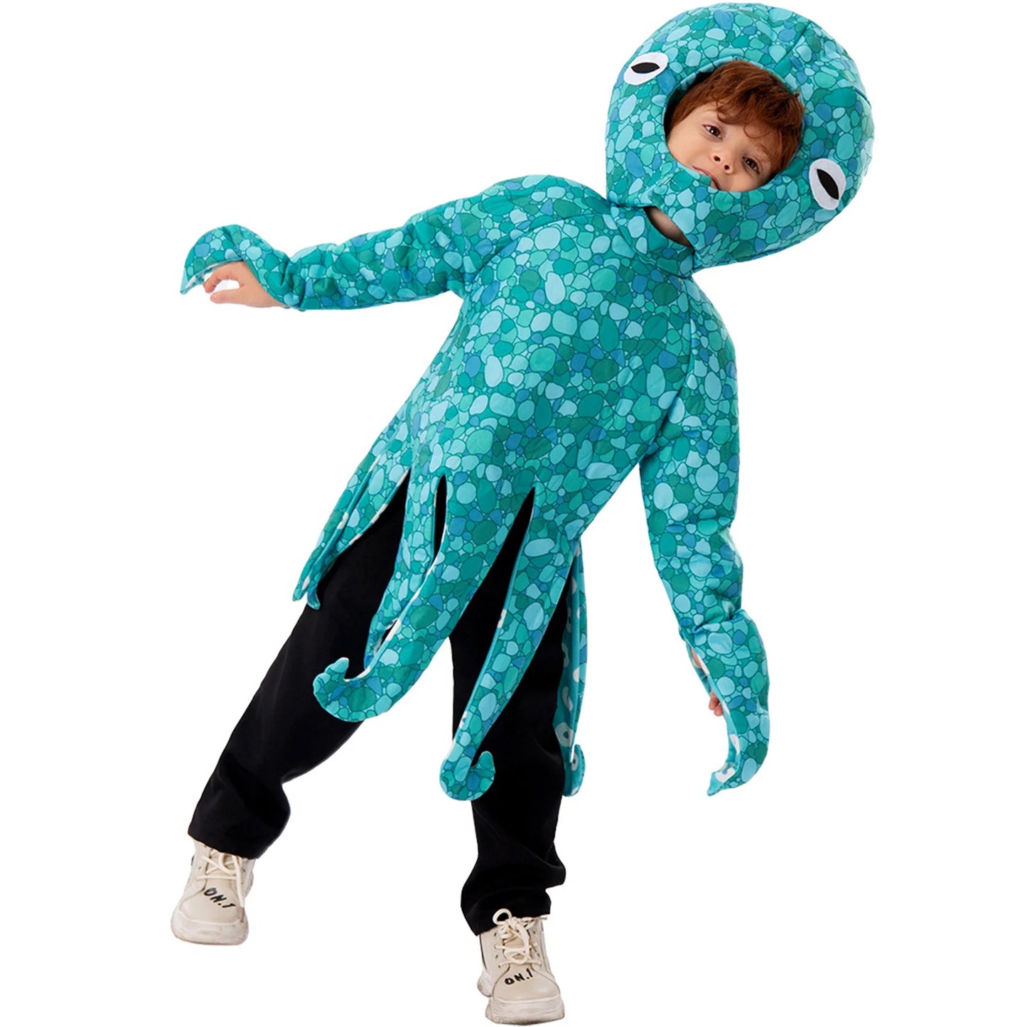 Sea Monster Blue Octopus kid costume