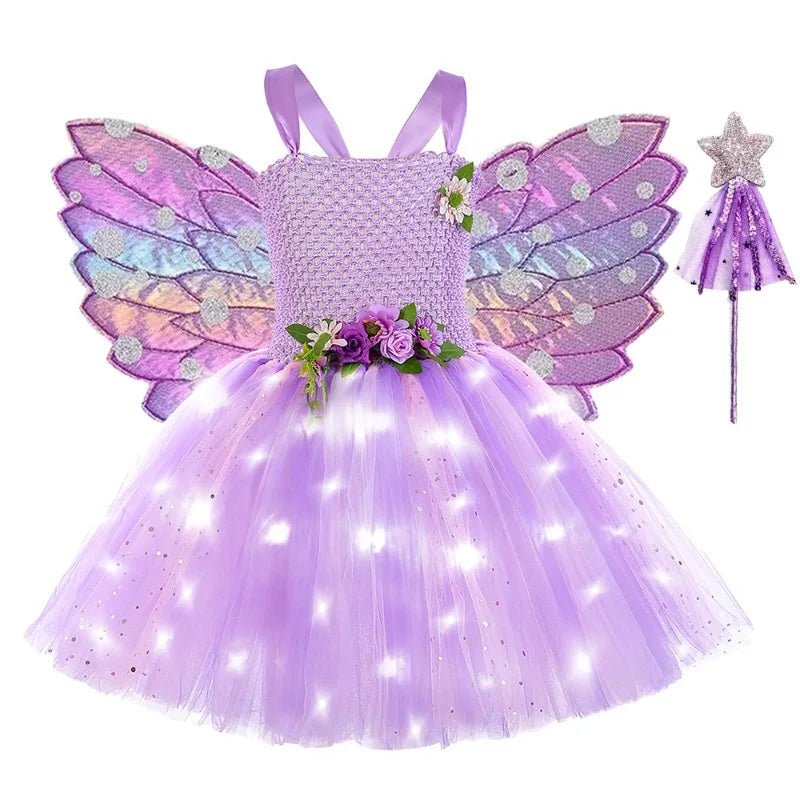 LED Fairy Tutu Costume Kids