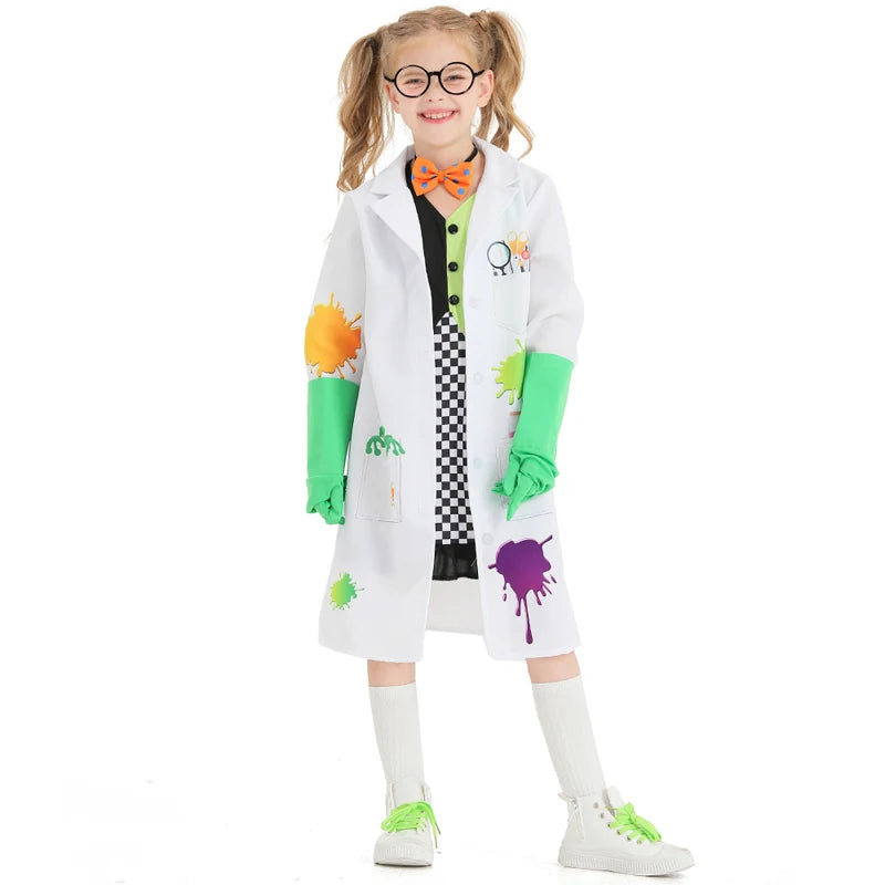 Kid Crazy Frankenstein Doctor Costume