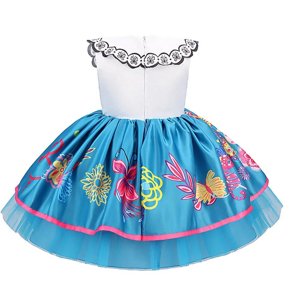 Encanto Mirabel Tutu Dress Princess Costume Kids