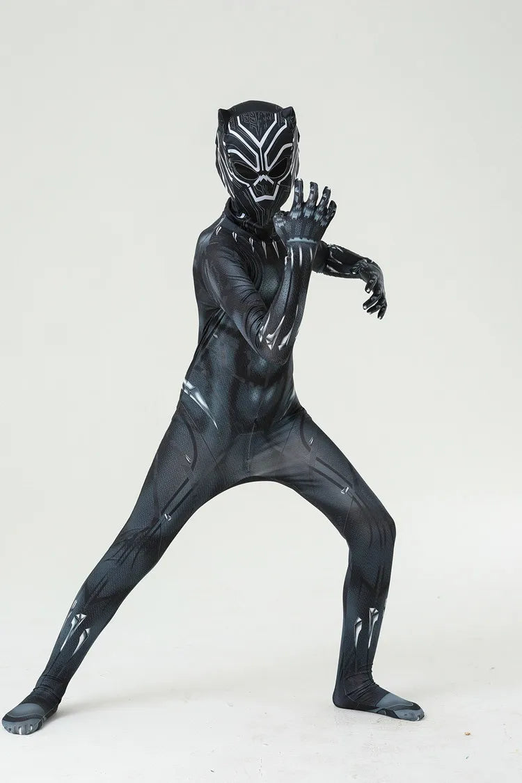 Marvel Superhero Black Panther  Costume Kids