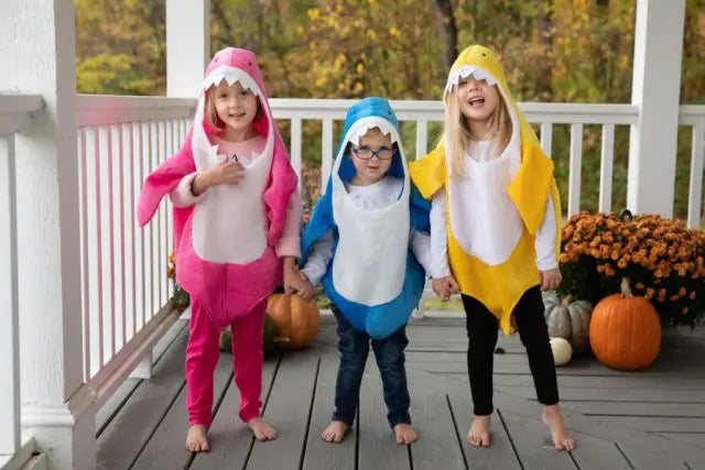 Shark Costume Family Baby Mom Dad Kids