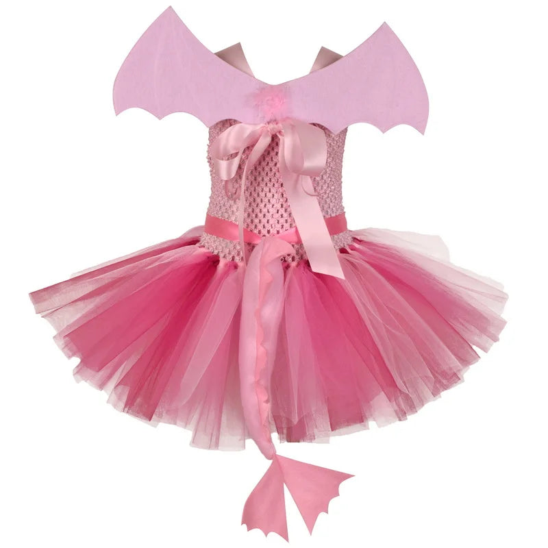 Dinosaur Tutu Pink Costume Kids Dino