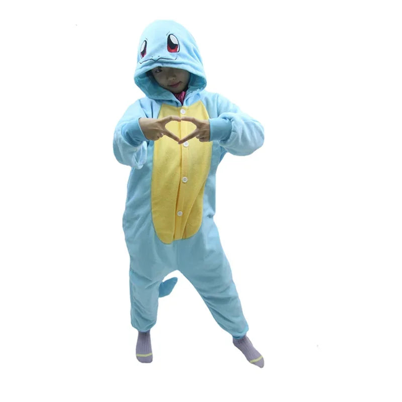 Pokemon Jigglypuff Pikachu Gengar Snorlax Bulbasaur Squirtle Charmander Costume Kids