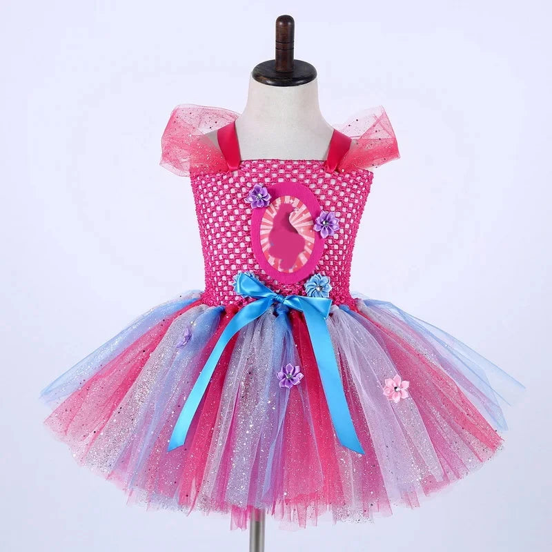 Trolls Tutu Kids Costume with Headband