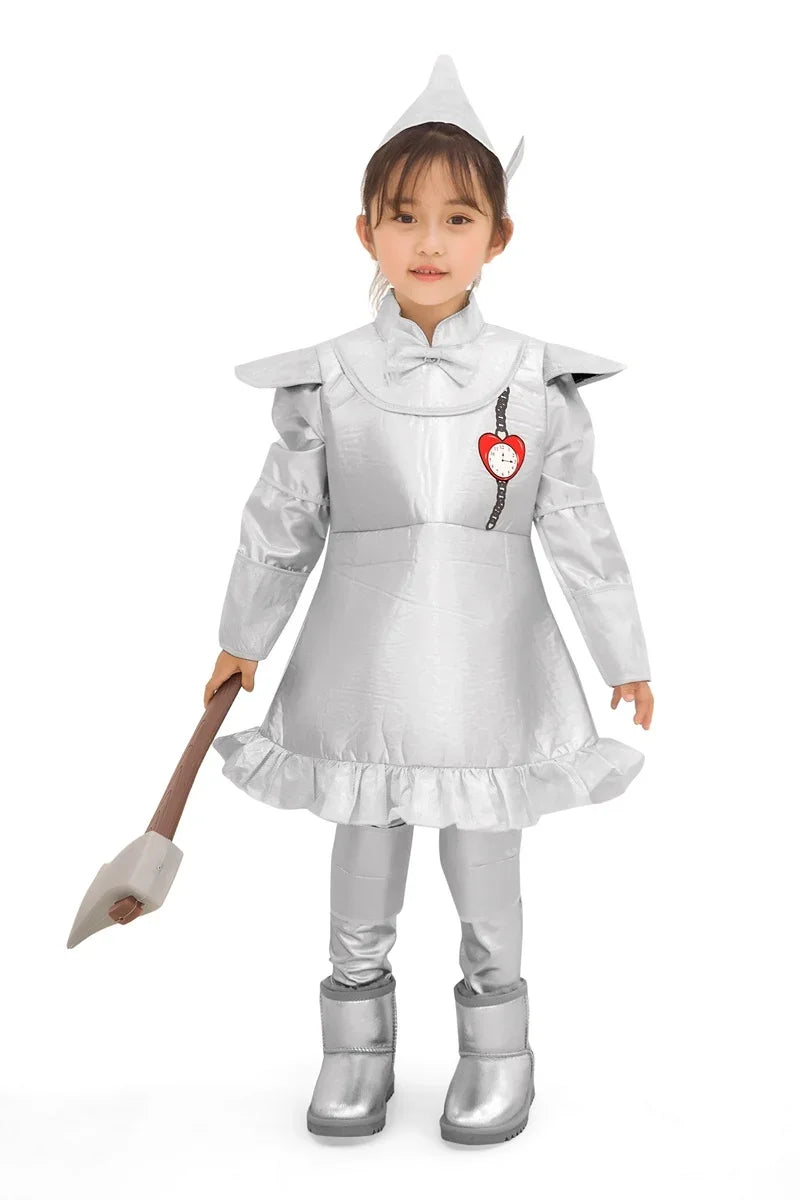 Wizard of Oz Tin Man Dress Costume Kids