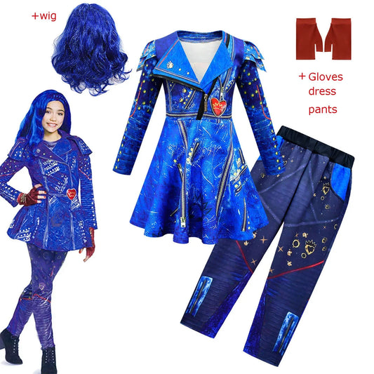 Evie Mal Descendants 3 kid costume