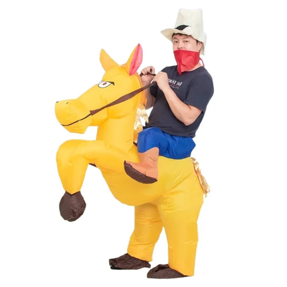 Cowboy Inflatable Horse Costume Kids